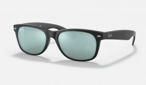 Ray Ban New Wayfarer Flash Men's Sunglasses Silver | 96148-XEZH