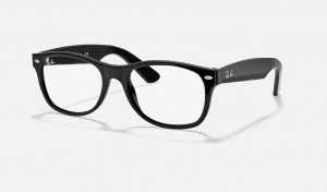 Ray Ban New Wayfarer Optics Men's Eyeglasses Black | 76301-QERV