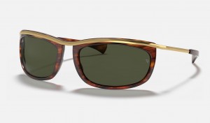 Ray Ban Olympian I Men's Sunglasses Green | 69182-QIYW