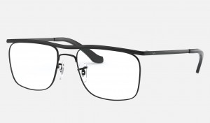 Ray Ban Olympian Ii Optics Men's Eyeglasses Black | 90248-PJRI