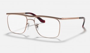 Ray Ban Olympian Ii Optics Women's Eyeglasses Brown | 82597-NPAK