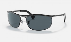 Ray Ban Olympian Men's Sunglasses Blue | 01872-CSFI