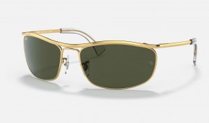 Ray Ban Olympian Men's Sunglasses Green | 72865-FITB