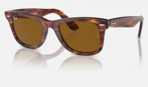 Ray Ban Original Wayfarer Classic Men's Sunglasses Brown | 07154-LUKB