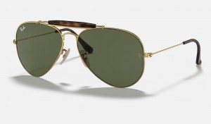 Ray Ban Outdoorsman Havana Collection Men's Sunglasses Green | 12980-DEZS