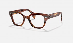 Ray Ban RB0880 Optics Men's Eyeglasses Brown | 73615-KCEL