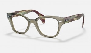 Ray Ban RB0880 Optics Women's Eyeglasses Green | 78391-EBMV