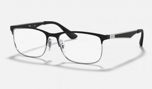 Ray Ban RB1052 Optics Kids' Eyeglasses Black | 25703-FPWR