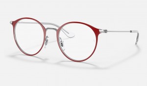 Ray Ban RB1053 Optics Kids' Eyeglasses Silver | 37506-BPJG