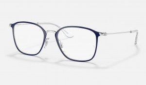 Ray Ban RB1056 Optics Kids' Eyeglasses Silver | 75609-OVEN