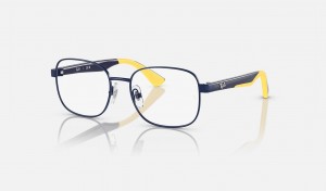 Ray Ban RB1059 Optics Bio-based Kids' Eyeglasses Blue | 02496-BSZR