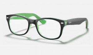 Ray Ban RB1528 Optics Kids' Eyeglasses Black | 67190-OAHC