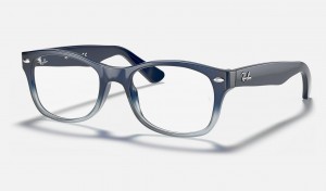 Ray Ban RB1528 Optics Kids' Eyeglasses Blue | 24698-FYAT