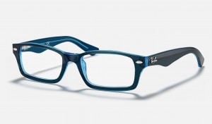 Ray Ban RB1530 Optics Kids' Eyeglasses Blue | 72695-MSPE