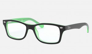 Ray Ban RB1531 Optics Kids' Eyeglasses Black | 90468-HFTN