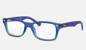 Ray Ban RB1531 Optics Kids' Eyeglasses Blue | 53784-ZTIC