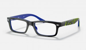 Ray Ban RB1535 Optics Kids' Eyeglasses Blue | 68329-GMOD