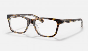 Ray Ban RB1536 Optics Kids' Eyeglasses Brown | 42619-HXDL