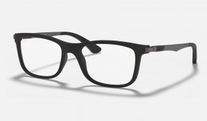 Ray Ban RB1549 Optics Kids' Eyeglasses Black | 60513-EZNF