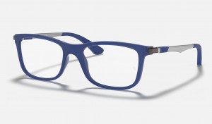 Ray Ban RB1549 Optics Kids' Eyeglasses Blue | 54913-JZQA