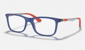 Ray Ban RB1549 Optics Kids' Eyeglasses Blue | 50174-AUBH