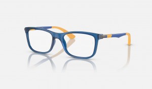 Ray Ban RB1549 Optics Kids' Eyeglasses Blue | 70863-GJCI