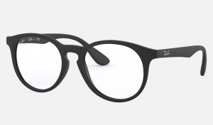 Ray Ban RB1554 Optics Kids' Eyeglasses Black | 30785-IWBC