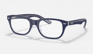 Ray Ban RB1555 Optics Kids' Eyeglasses Blue | 03158-TONI