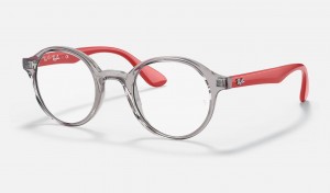 Ray Ban RB1561 Optics Kids' Eyeglasses Grey | 09814-CABT