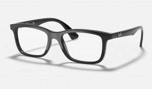 Ray Ban RB1562 Optics Kids' Eyeglasses Black | 94378-WAPJ