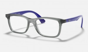 Ray Ban RB1562 Optics Kids' Eyeglasses Grey | 78640-DOYH