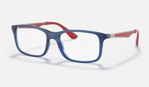 Ray Ban RB1570 Optics Kids' Eyeglasses Blue | 18246-GSKP