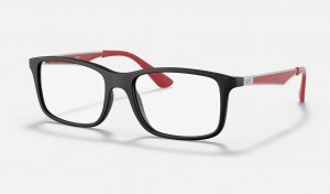 Ray Ban RB1570 Optics Kids' Eyeglasses Black | 53847-BROI