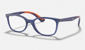 Ray Ban RB1586 Optics Kids' Eyeglasses Blue | 05391-XRPS