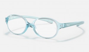 Ray Ban RB1587 Optics Kids' Eyeglasses Blue | 02746-XRNL