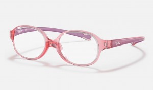 Ray Ban RB1587 Optics Kids' Eyeglasses Red | 64318-ZTMR