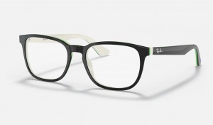 Ray Ban RB1592 Optics Kids' Eyeglasses Black | 84560-FQSD