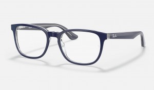 Ray Ban RB1592 Optics Kids' Eyeglasses Blue | 96325-NVFW