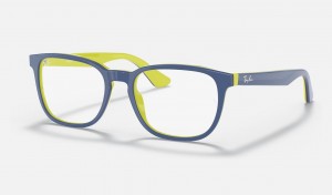 Ray Ban RB1592 Optics Kids' Eyeglasses Blue | 59137-JQRD