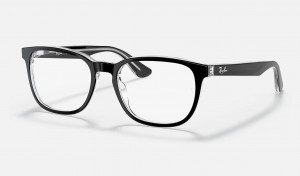 Ray Ban RB1592 Optics Kids' Eyeglasses Black | 96283-OSJR