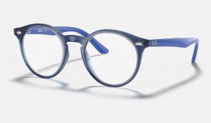 Ray Ban RB1594 Optics Kids' Eyeglasses Blue | 40139-DLEI