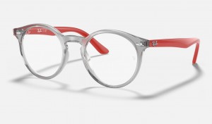 Ray Ban RB1594 Optics Kids' Eyeglasses Grey | 65702-JVDX