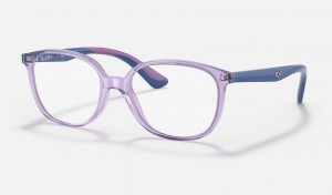 Ray Ban RB1598 Optics Kids' Eyeglasses Purple | 94682-DYWJ