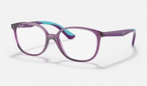 Ray Ban RB1598 Optics Kids' Eyeglasses Purple | 79863-ZJBT