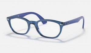 Ray Ban RB1599 Optics Kids' Eyeglasses Blue | 81346-XUGP