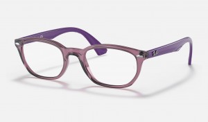 Ray Ban RB1599 Optics Kids' Eyeglasses Purple | 23149-ZUSC