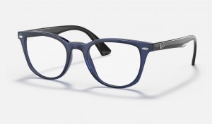 Ray Ban RB1601 Optics Kids' Eyeglasses Blue | 42835-TJPK