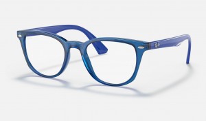 Ray Ban RB1601 Optics Kids' Eyeglasses Blue | 14536-GQNK