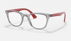 Ray Ban RB1601 Optics Kids' Eyeglasses Grey | 51703-NZDA