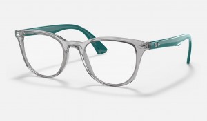 Ray Ban RB1601 Optics Kids' Eyeglasses Grey | 35817-XQRM